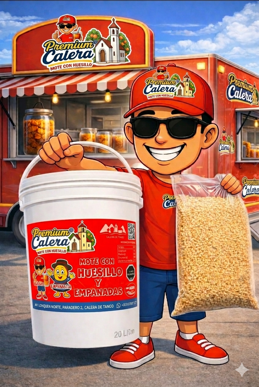 Mote con Huesillo Premium 20 Litros “Emprende”