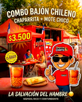Combo Bajón Chileno – Chaparrita + Mote con Huesillo Chico 🍑🔥
