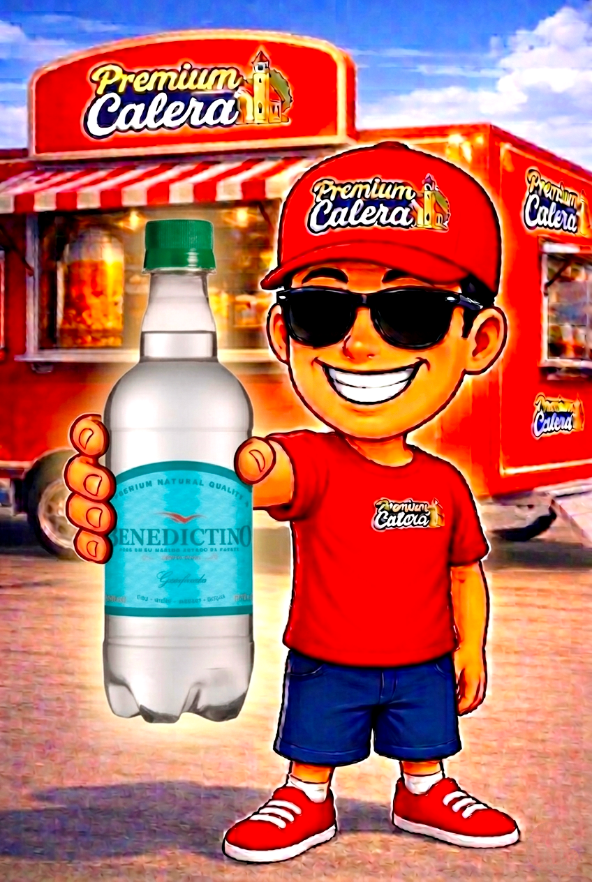 Agua Benedictino Con Gas 500 ml | Agua Mineral Gasificada | Premium Calera