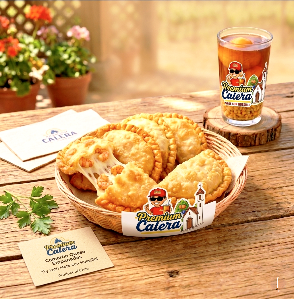 Empanada Camarón Queso Premium – Crujiente y Cremosa