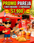Promo Pareja – 2 Motes Medianos + 2 Empanadas 💕🍑🔥